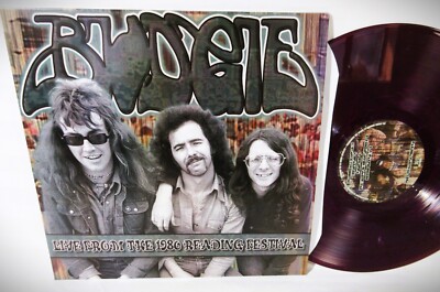 BUDGIE LP Live From the 1980 Reading Festival Purple Mint New Hard Rock NWOBHM