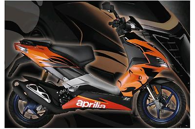 DECALCO ADESIVO EMBLEMA SINISTRO SX SR FACTORY 2004 ARANCIO SPEED  8277540