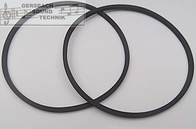 2 Vierkantriemen Riemen FÃ¼R Tape Cd Usw 25,0 Mm X 1,6 Mm