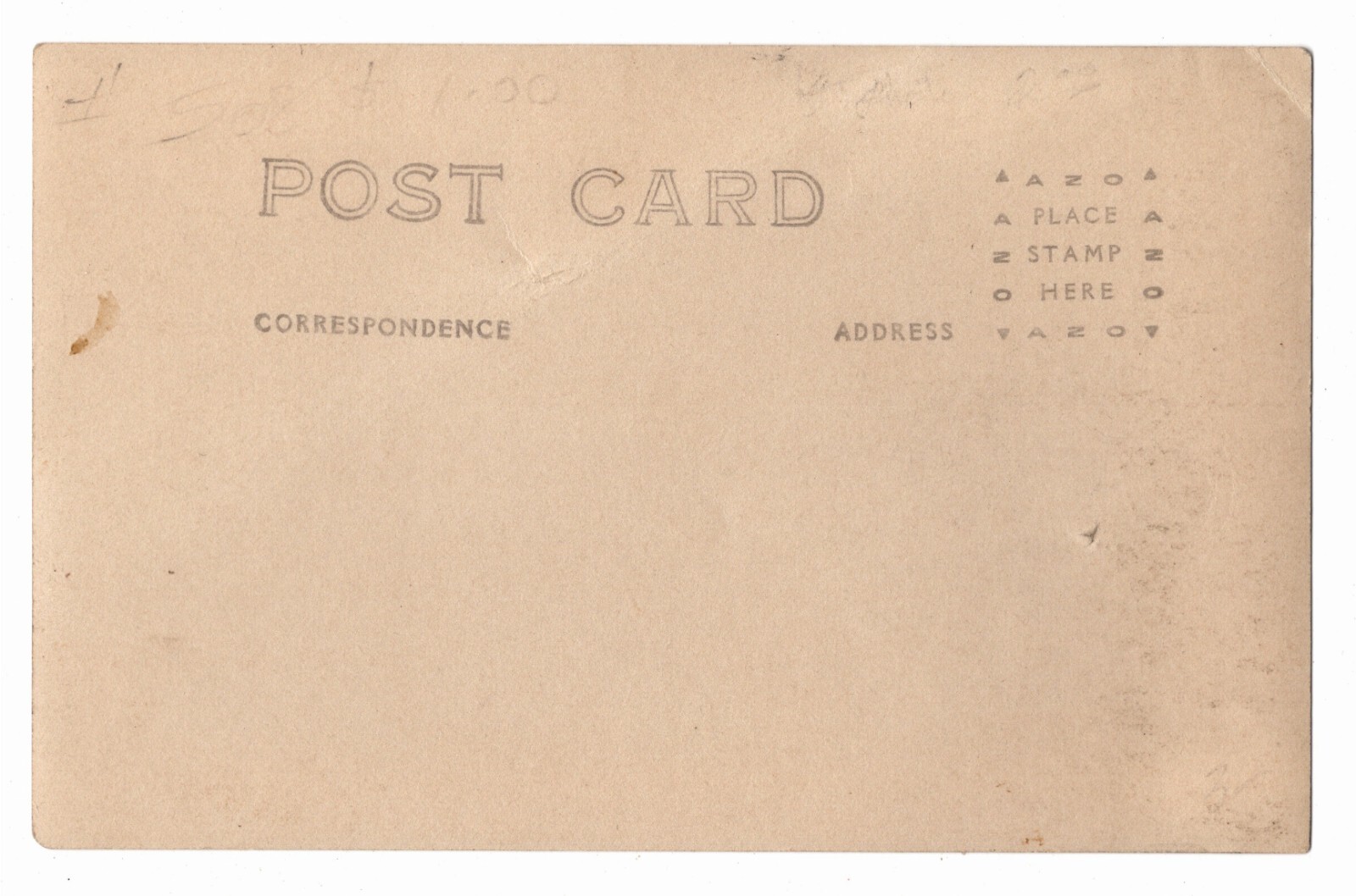 RPPC POSTCARD CIRCA 1920s FAMILY OF FOUR ALBUM PRINT UNDIVDED BACK UNPOSTED — additional view