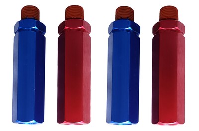 2 set of Aluminum Glad Hand Handles Grip - One Blue & One Red Set 12600 Gladhan