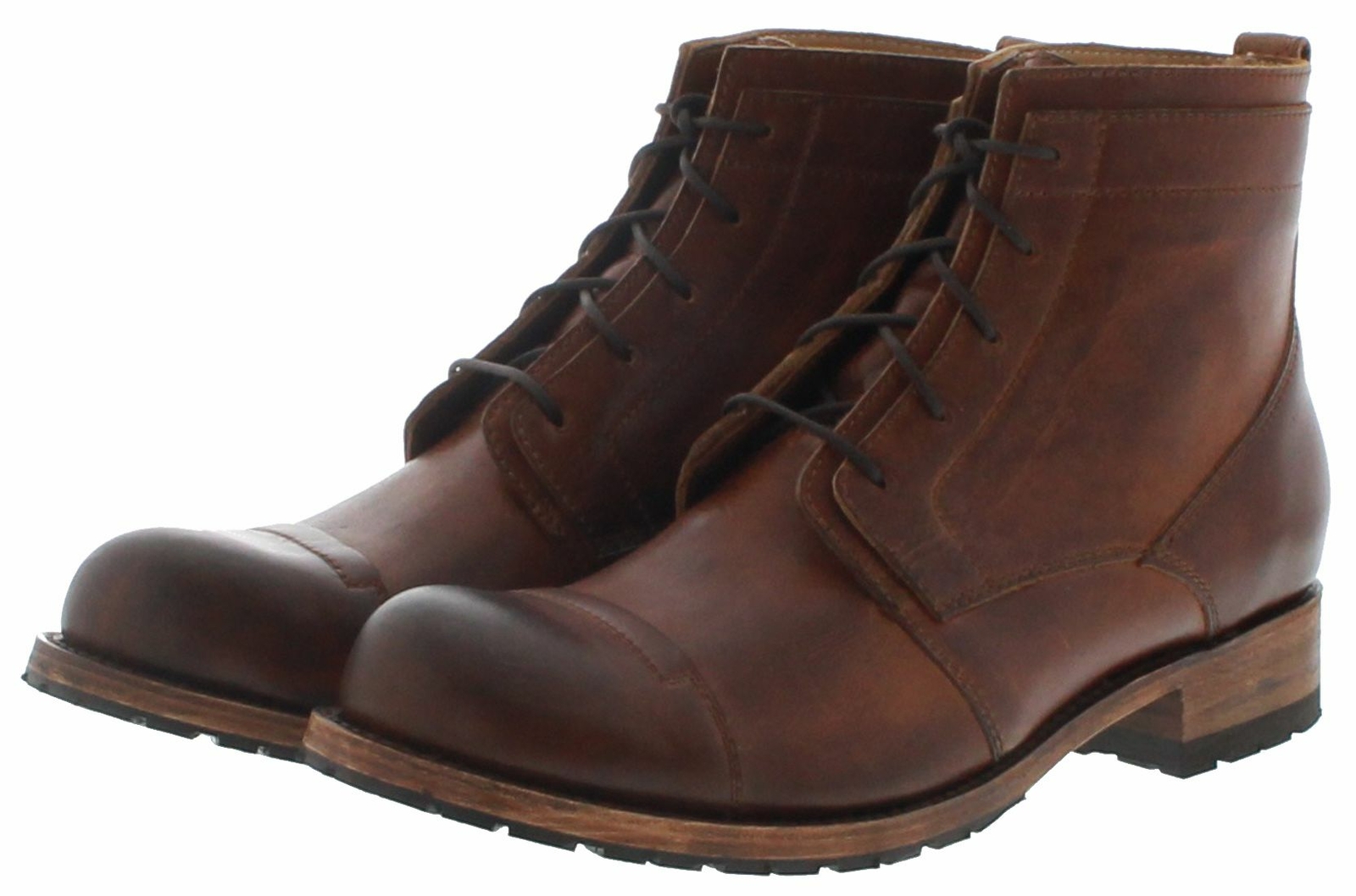 SENDRA SENDRA BOOTS 10661 TANG HERREN CHUKKA BOOTS SCHNÜRSTIEFEL LEDERSCHUHE BRAUN