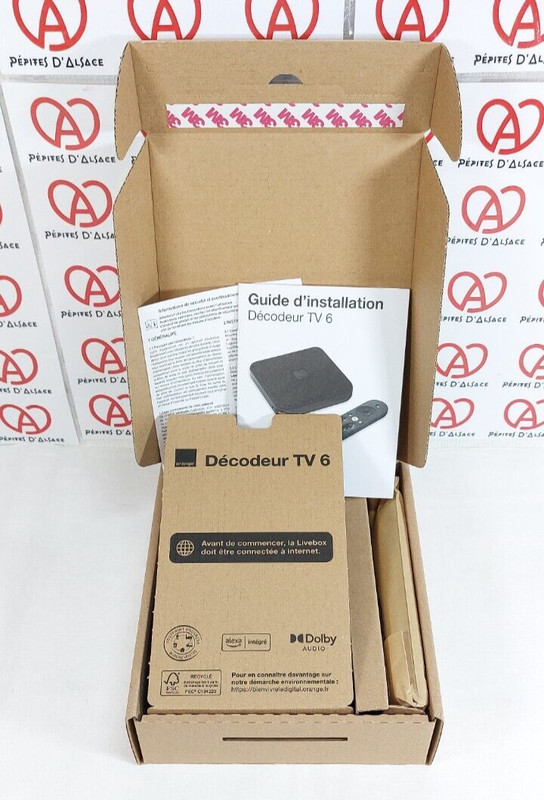 Orange DÃ©Codeur Tv6 RÃ©Cepteur 4k Uhd Son Dolby Enregistrement Direct Stream Neuf