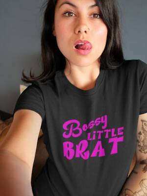 Bossy Little Brat T-Shirt - DDLG,  cotton, agere, littlespacemb