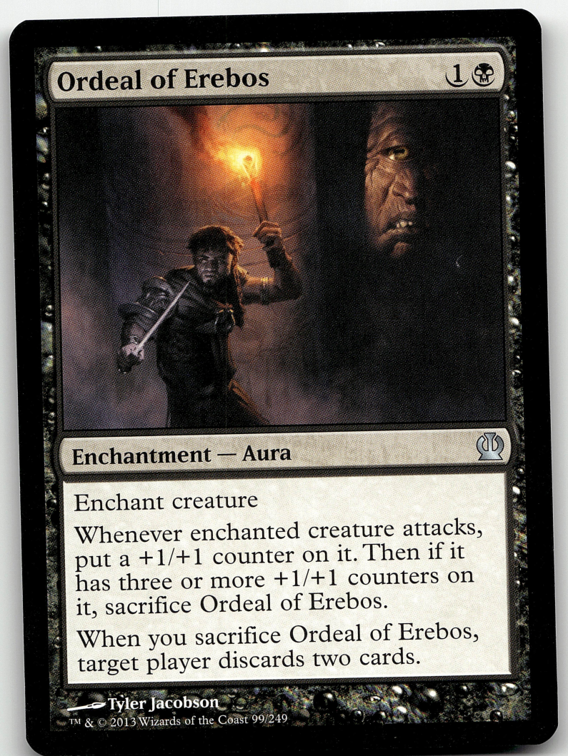 Ordeal of Erebos 2x FOIL THS MTG Theros Uncommon MINT black Ordeal of Erebos 2x FOIL THS MTG Theros Uncommon MINT black
