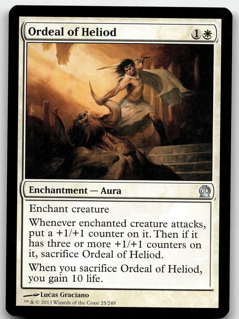 Ordeal of Heliod 2x FOIL THS MTG Theros Uncommon MINT white Ordeal of Heliod 2x FOIL THS MTG Theros Uncommon MINT white