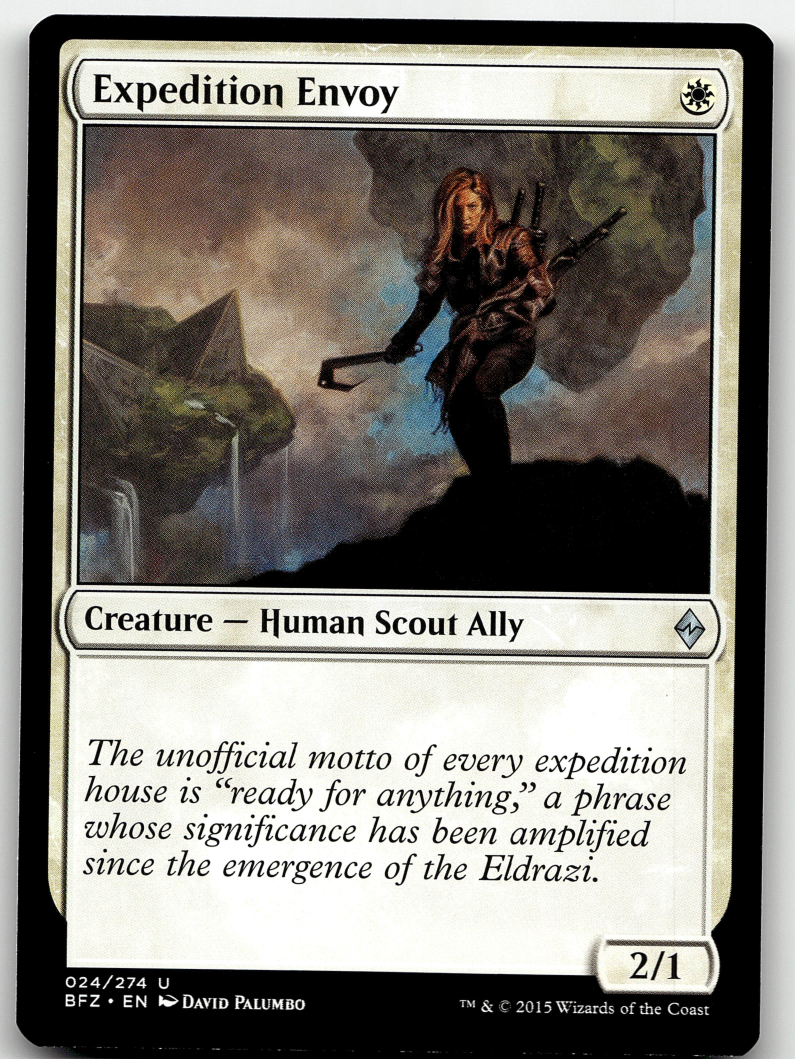 Expedition Envoy 2x FOIL BFZ MTG Battle for Zendikar Uncommon MINT white Expedition Envoy 2x FOIL BFZ MTG Battle for Zendikar Uncommon MINT white