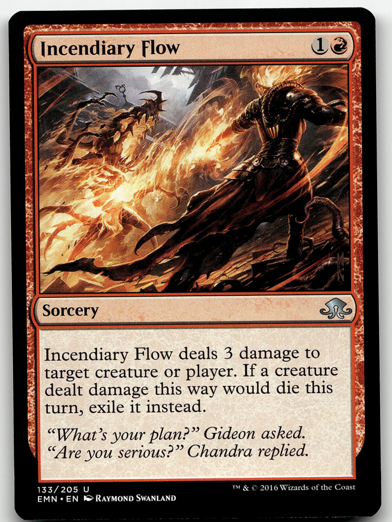 Incendiary Flow 2x FOIL EMN MTG Eldritch Moon Uncommon MINT red Incendiary Flow 2x FOIL EMN MTG Eldritch Moon Uncommon MINT red