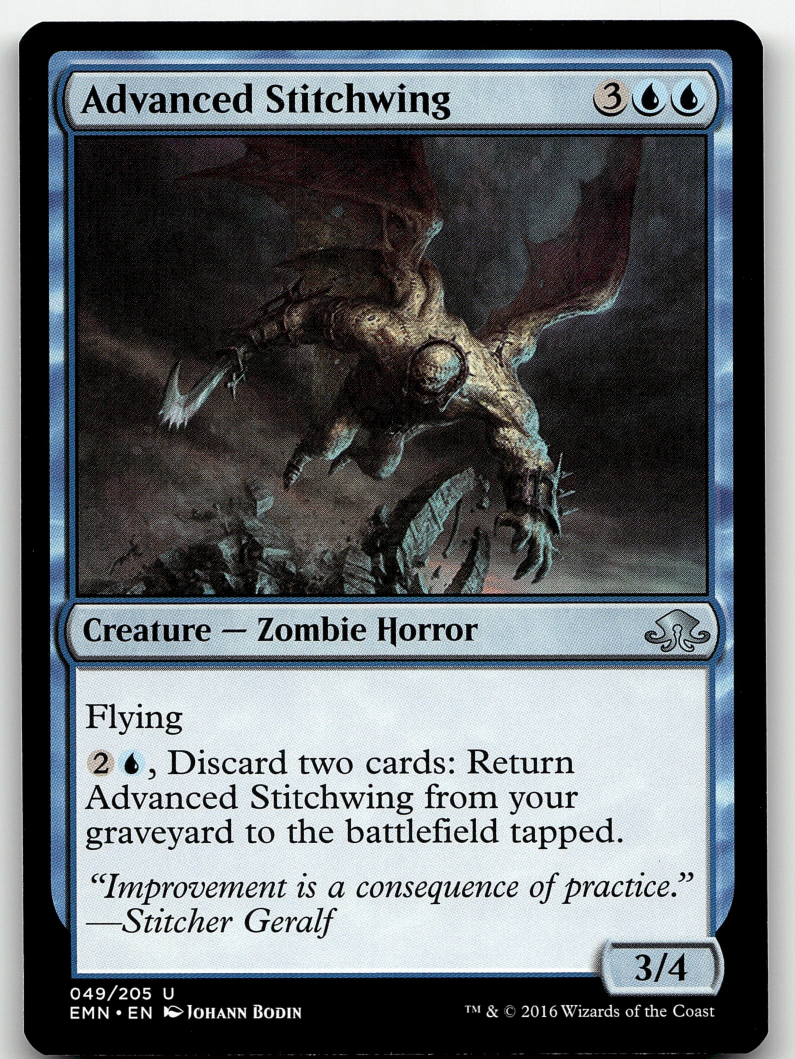 Advanced Stitchwing 2x FOIL EMN MTG Eldritch Moon Uncommon MINT blue Advanced Stitchwing 2x FOIL EMN MTG Eldritch Moon Uncommon MINT blue