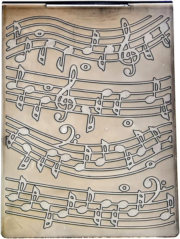 Music Notation Background Plastic Embossing Folders for Card Making Scrapbooking