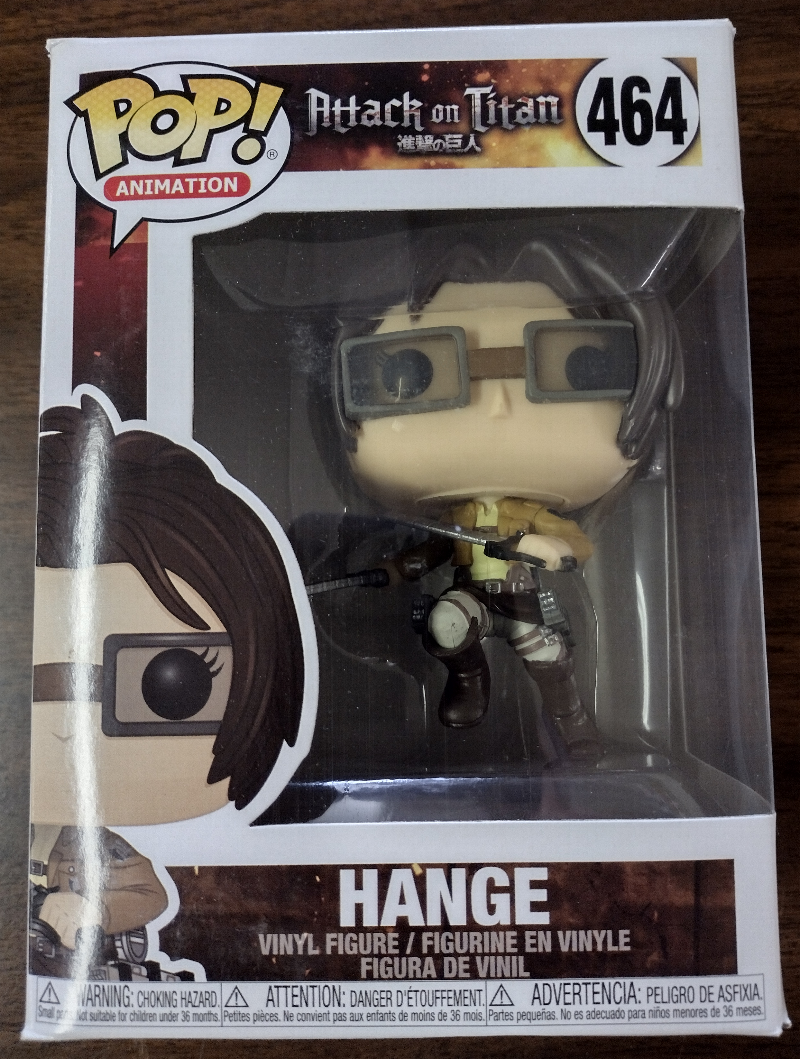 Funko Pop! Attack on Titan Hange 464 Vinyl Figure New in Box