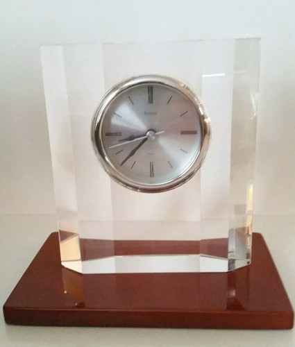 Bulova Executive Desk Or Mantel Clock Quartz