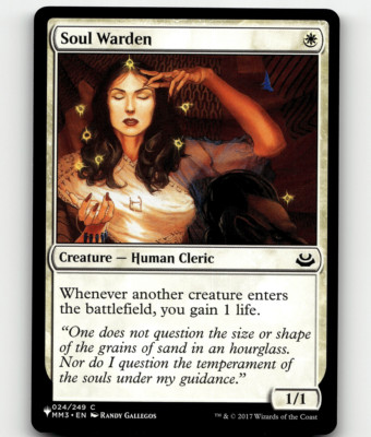 MTG Soul Warden Mystery Booster - Modern Masters 2017 024/249 Regular Common