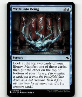MTG Write into Being Mystery Booster - Fate Reforged 059/185 Regular Common