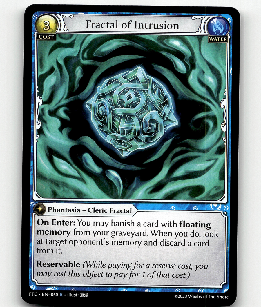 Grand Archive TCG Fractal of Intrusion - Fractured Crown | eBay