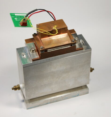 Coherent Heavy laser diode or crystal mount w/tec water cooled big thermal mass