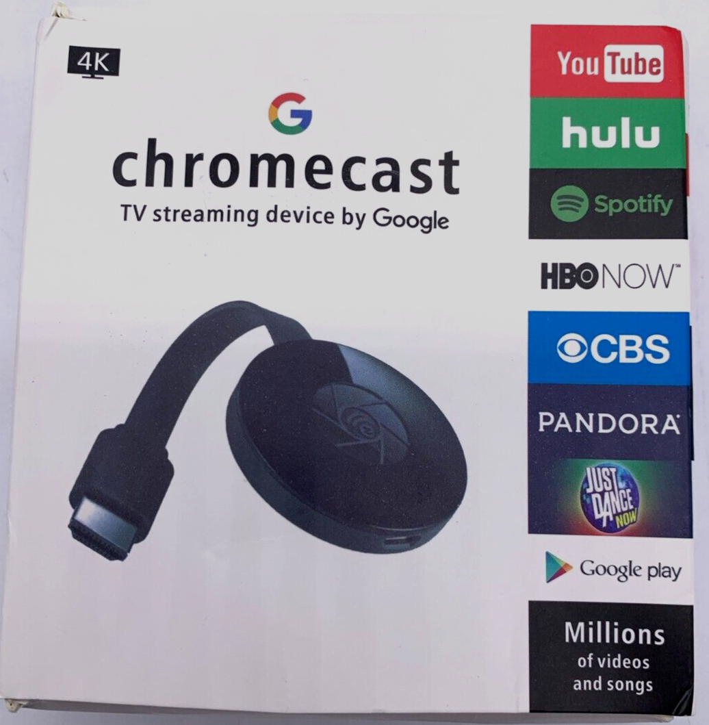 Google Chromecast - Android, HDR, 4K Streaming Entertainment