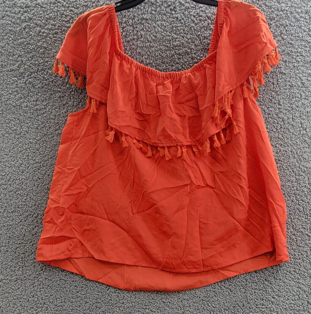 Inc International Concepts Petite Tassel-Trim Off-the-Shoulder Top Women's PXL - Picture 10 of 14