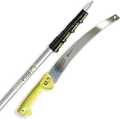 DocaPole Telescoping Extension Pole & GoSaw Attachment Pruning Pole 7 to 30 Foot