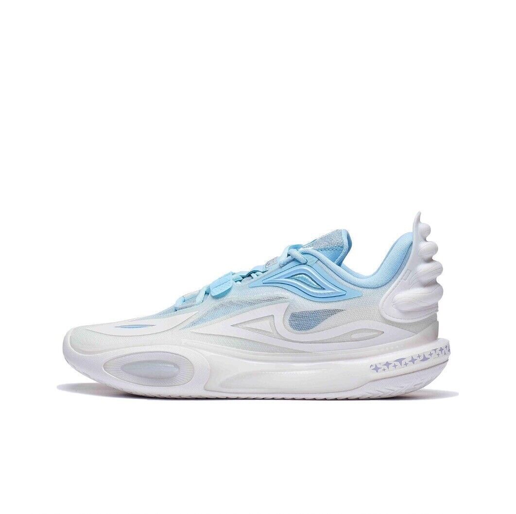 Pre-owned Li-ning Wade Of Way All City 11 V2 Ice Blood Abat093-4 Basketball Shoes Sneakers In White