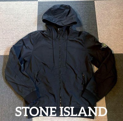 Used Stone Island Hooded Mountain Parka Size M Black