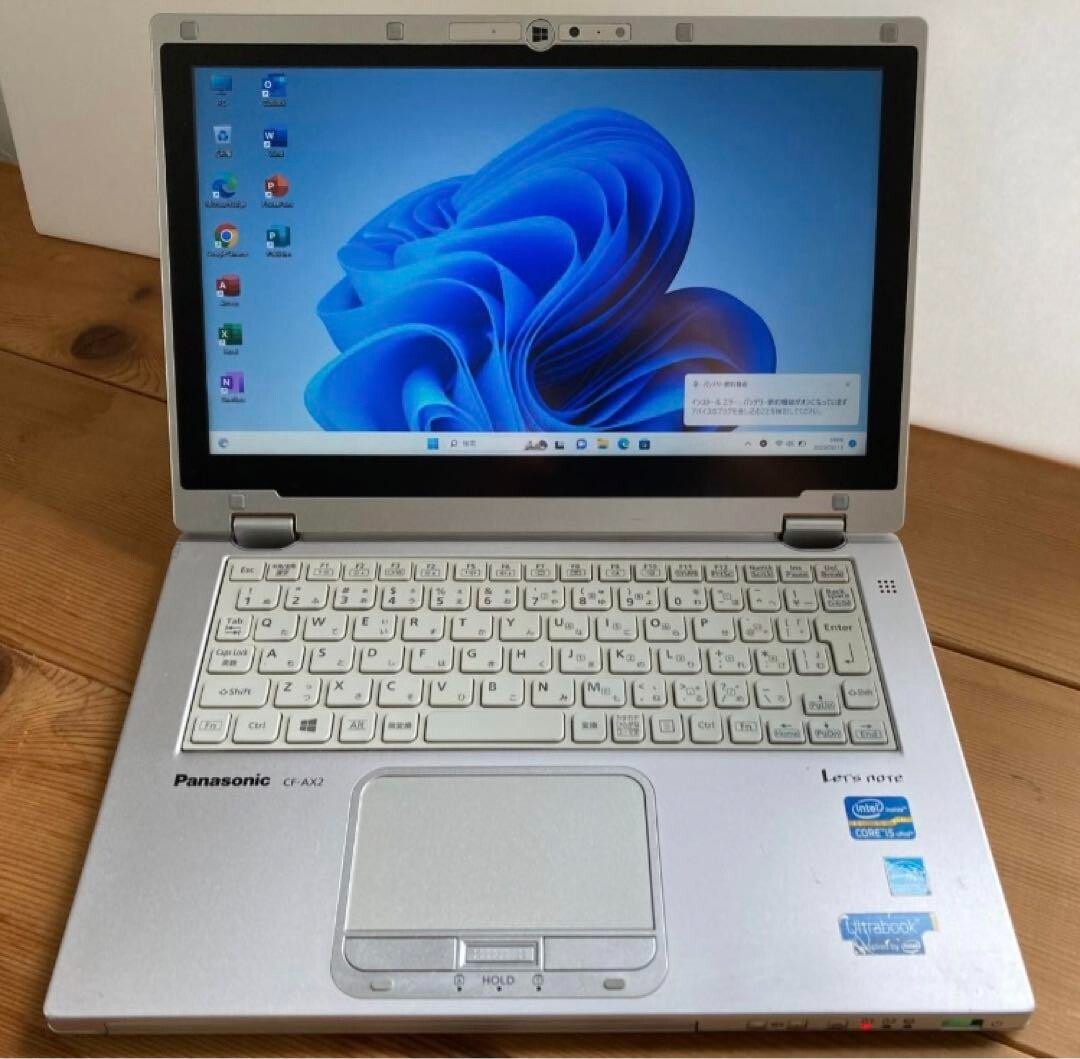 Panasonic Let's note CF-AX2 (Windows10Pro/タッチパネル/Corei5