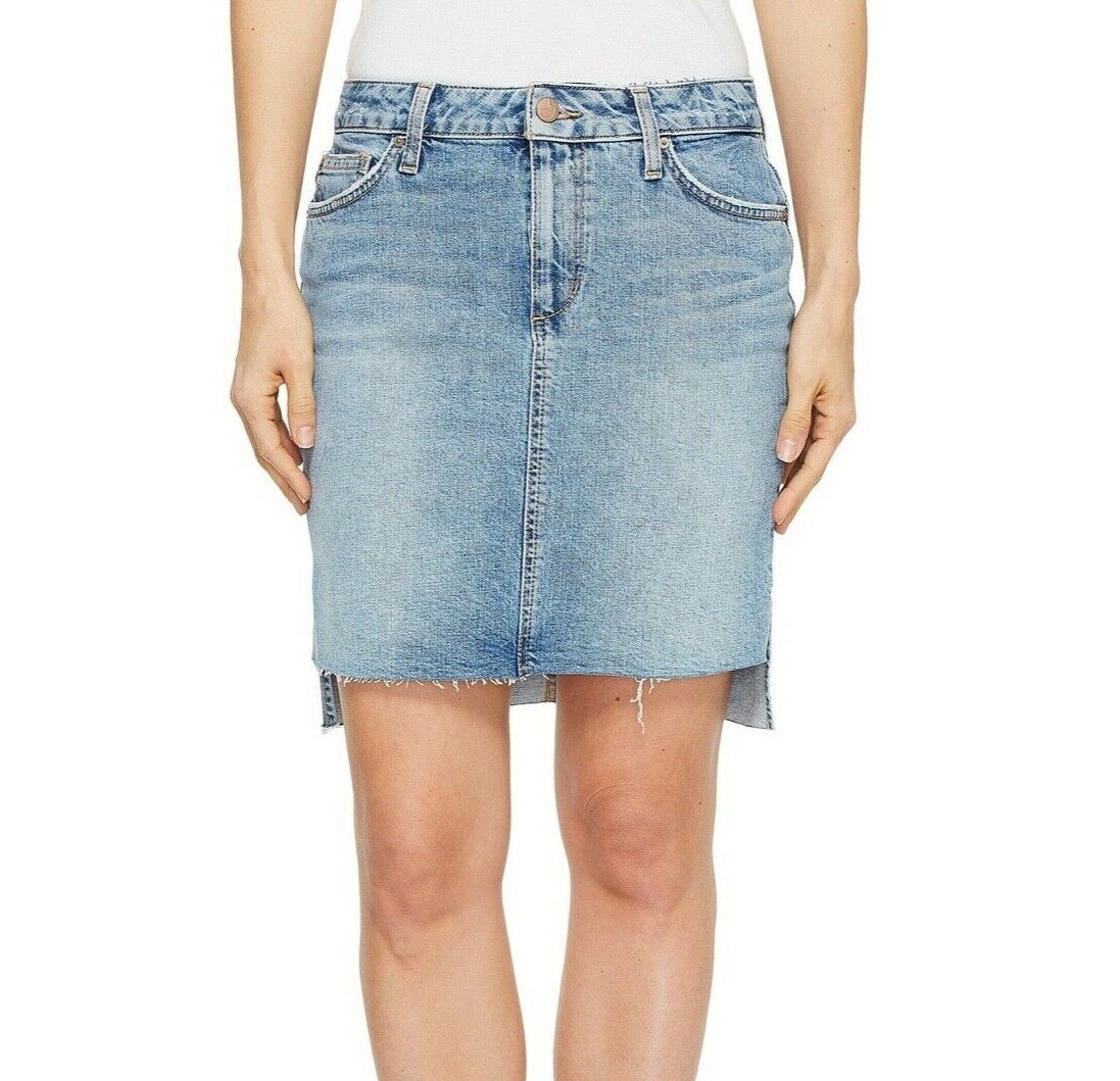 Joe's Jeans 188129 Womens Casual High-Low Pencil Skirt Shawny Blue Size 28
