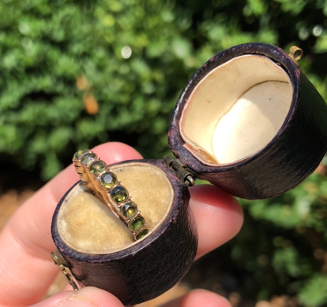 GEORGIAN TOURMALINE ETERNITY BAND