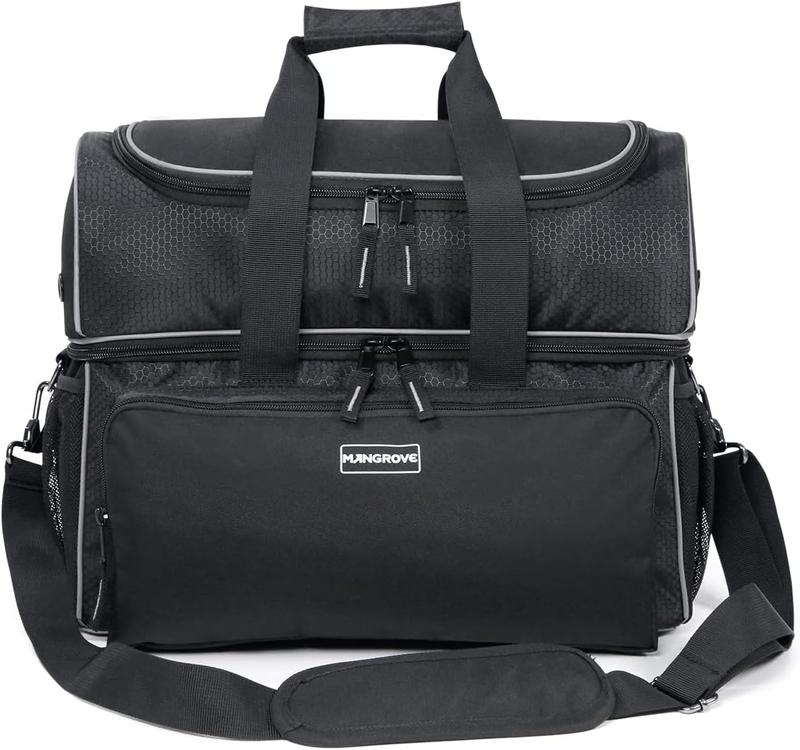 Bowling Ball Bag 2 Ball Bowling Bag with Double Ball Holder Fits Bowling Shoes