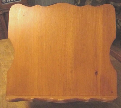 VTG Sheet Music Stand Podium Swivel Wooden Pine Storage Musicians Conductors