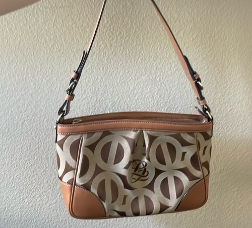 Louis Quatorze Monogram Print Vintage Designer Shoulder Bag
