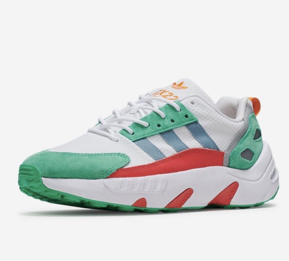 

Adidas ZX22 Boost White Magic Grey Hi-Res Green GZ4946 Мужские новые, Multicolor, adidas ZX