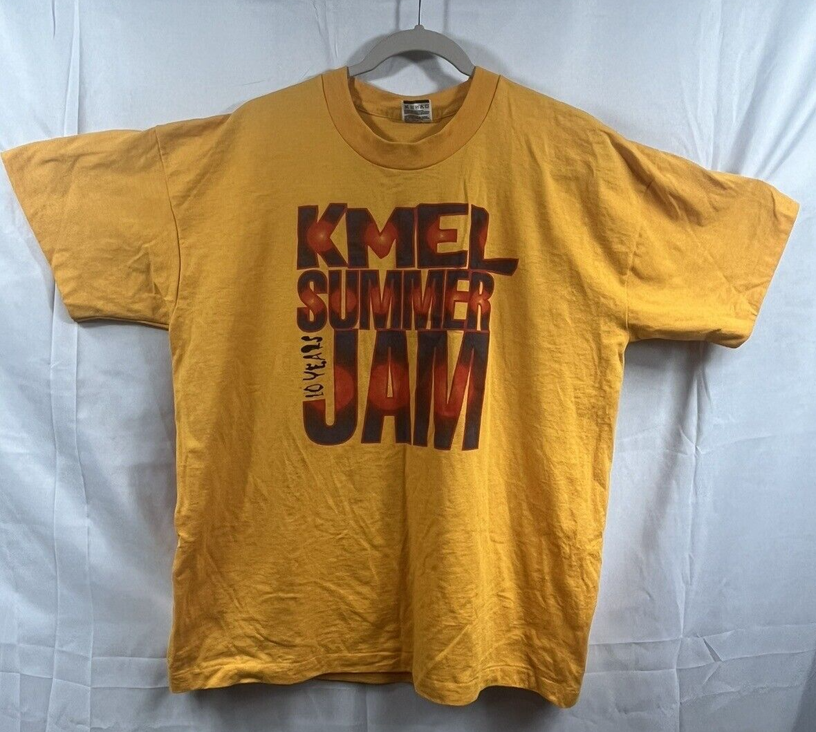 Vintage 1996 KMEL Summer Jam Festival Staff Shirt XL XLarge