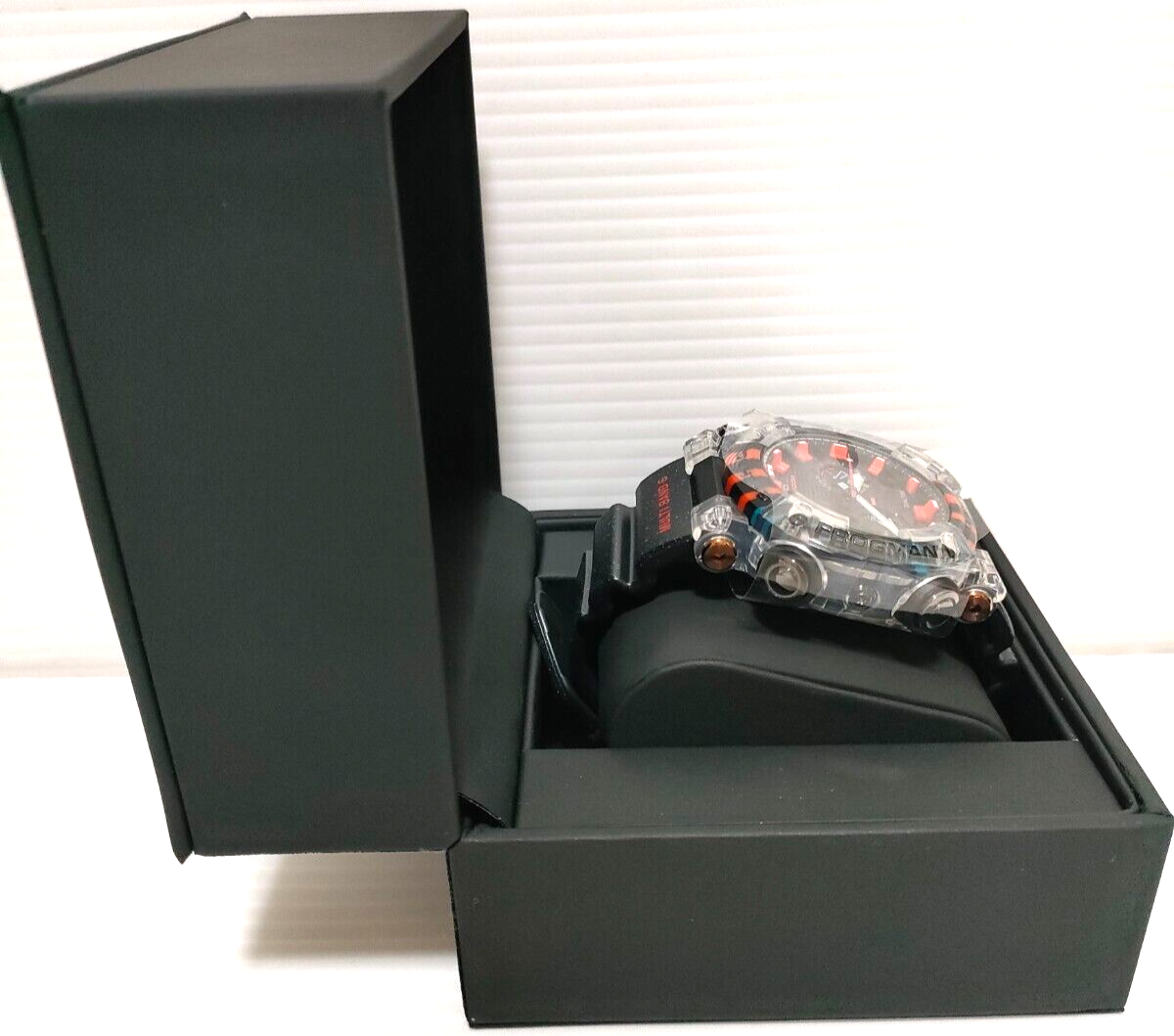 Pre-owned Casio G-shock Gwf-a1000apf-1ajr Frogman 30th Anniversary Poison Dart Frog Tough