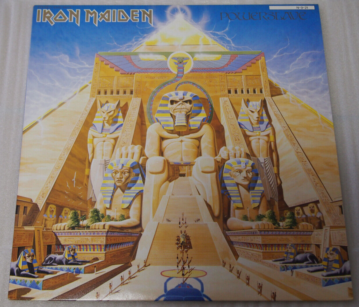 IRON MAIDEN Powerslave EMS91091 Vinyl Stereo LP Record | eBay