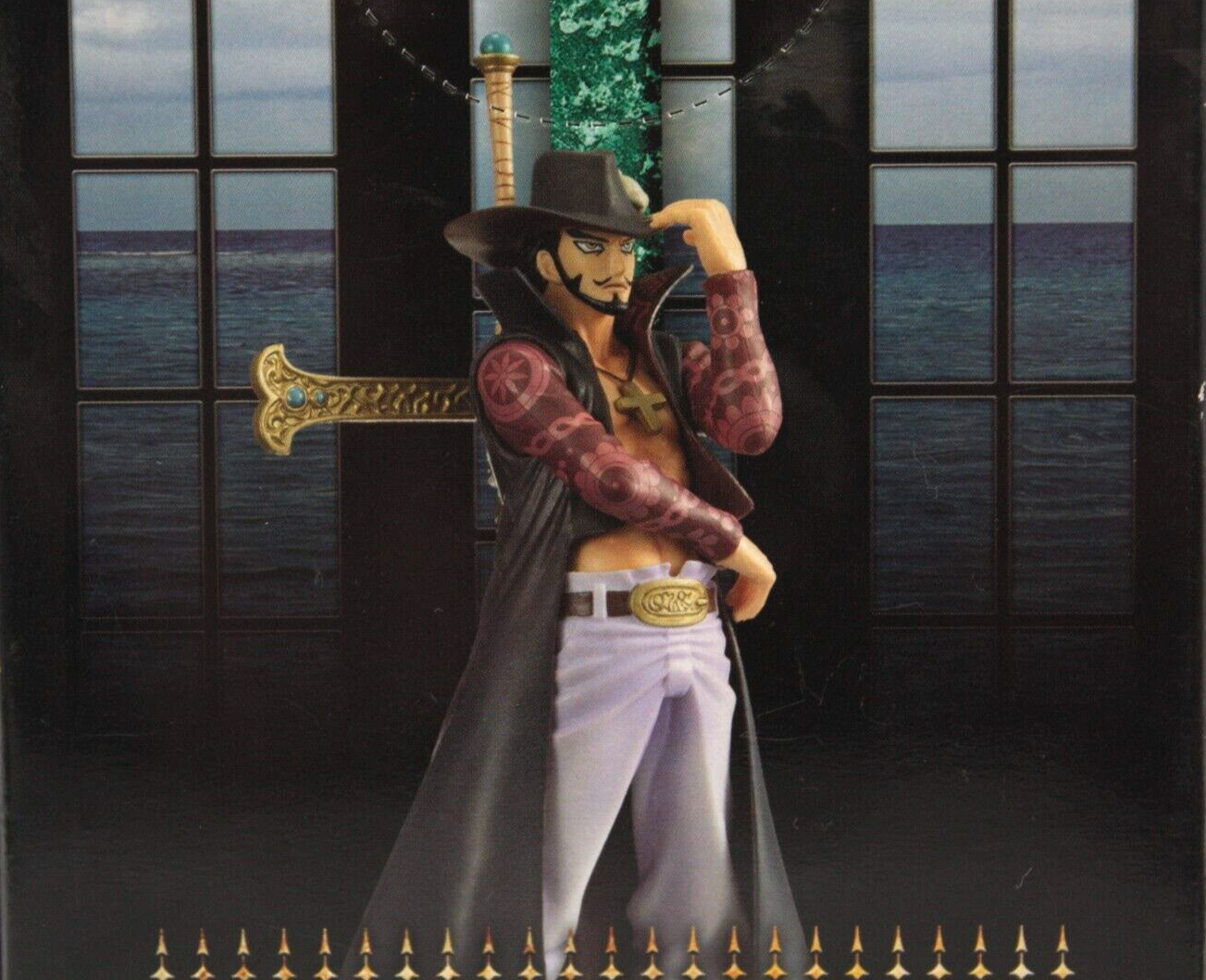 One Piece Dracule Mihawk Figure DX Seven Warlords of the Sea