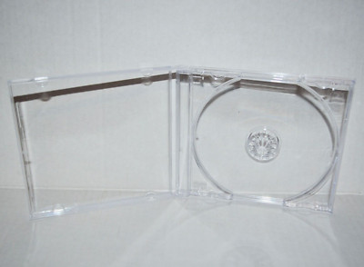 Sony PlayStation 1 PS1 PSOne Dreamcast Replacement Clear CD Disc Jewel Cases 100