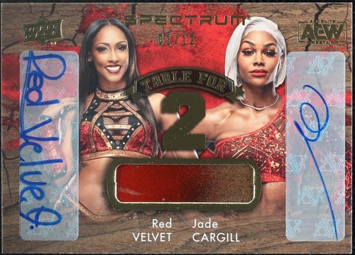 2021 Upper Deck AEW Spectrum - Jade Cargill Red Velvet #T2-8