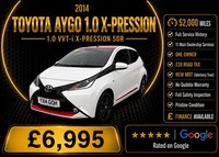 2014 Toyota AYGO 1.0 VVT-i X-Pression 5dr HATCHBACK Petrol Manual