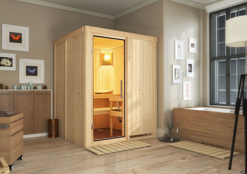Sauna 230v Saunakabine Heimsauna Innensauna Minja Verschiedene Varianten Karibu