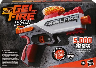 Nerf Pro Gelfire Ignitor Blaster, 1000 Gelfire Rounds, 60 Round Capacity , New
