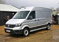 VOLKSWAGEN CRAFTER 140BHP AUTOMATIC NAV AIRCON EURO 6 MWB HIGH ROOF CR35 Startl