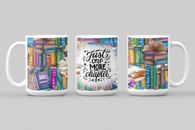 Just One More Chapter Ceramic Mug, Personalized Gift