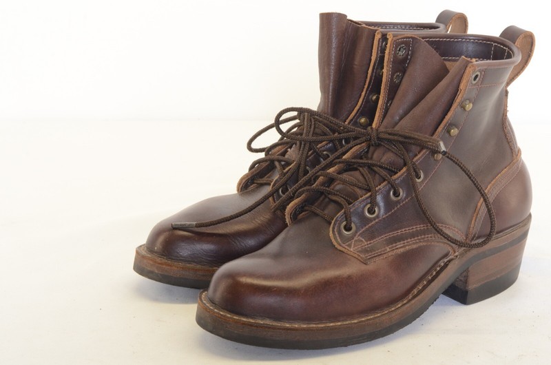 Nicks Handmade Boots Leather Work Boots Robert 6