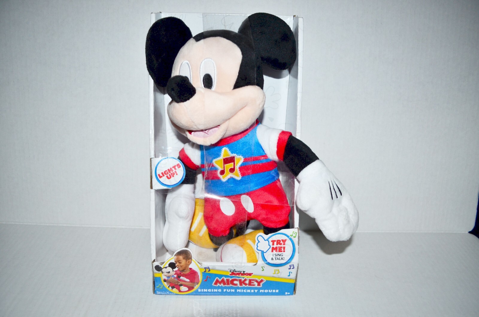 Disney Junior Singing Mickey Mouse Sings Lights Phrases