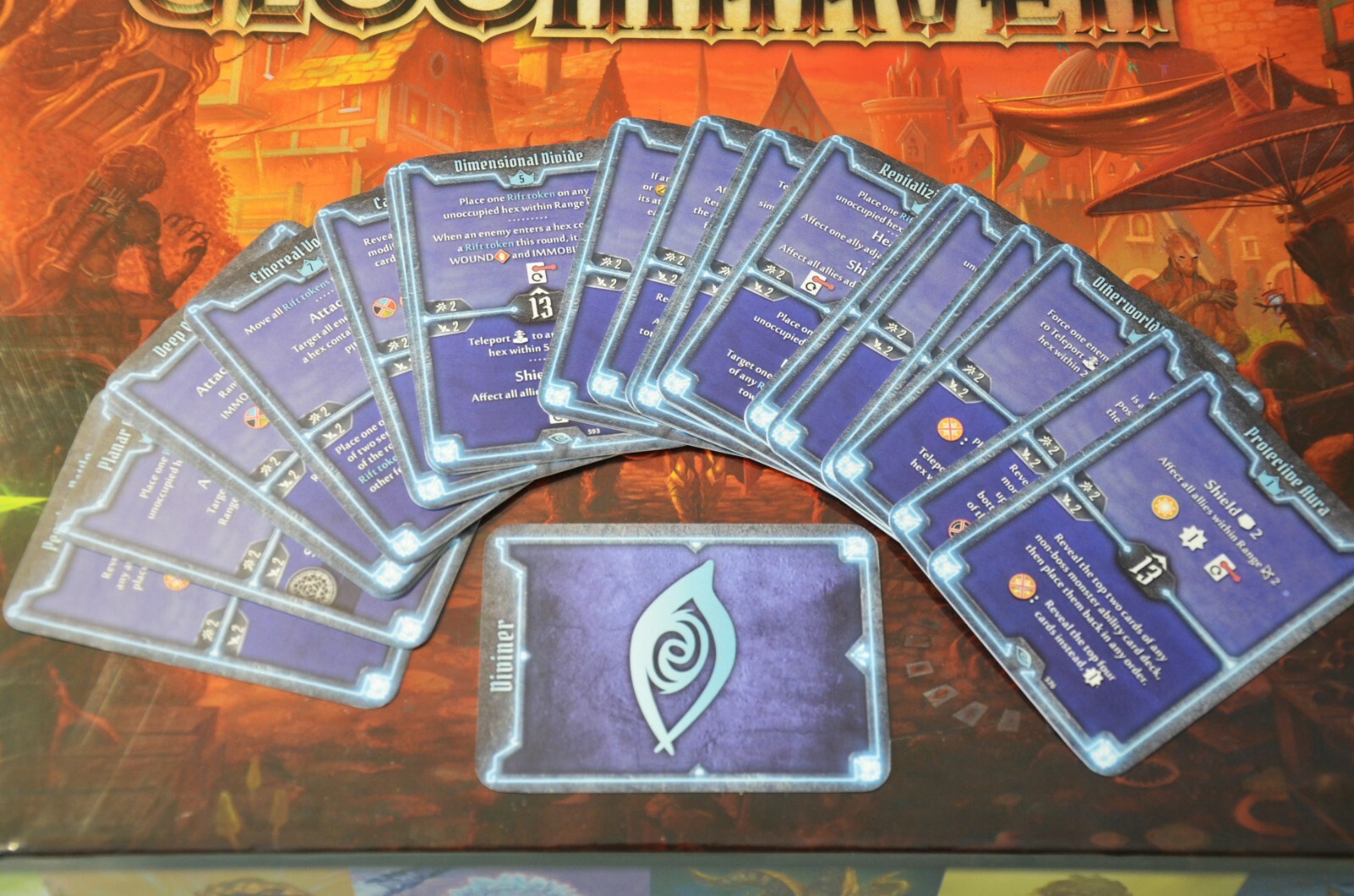 Gloomhaven Forgotten Circles updated Diviner ability cards