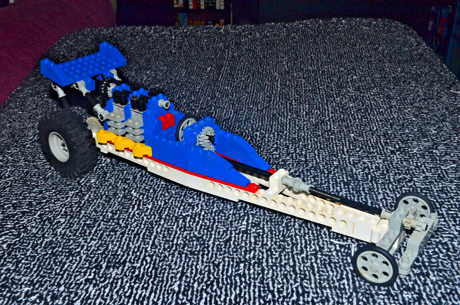 LEGO 8847 DRAGSTER VINTAGE 1983 EXPERT BUILDER TECHNIC SET CLEAN