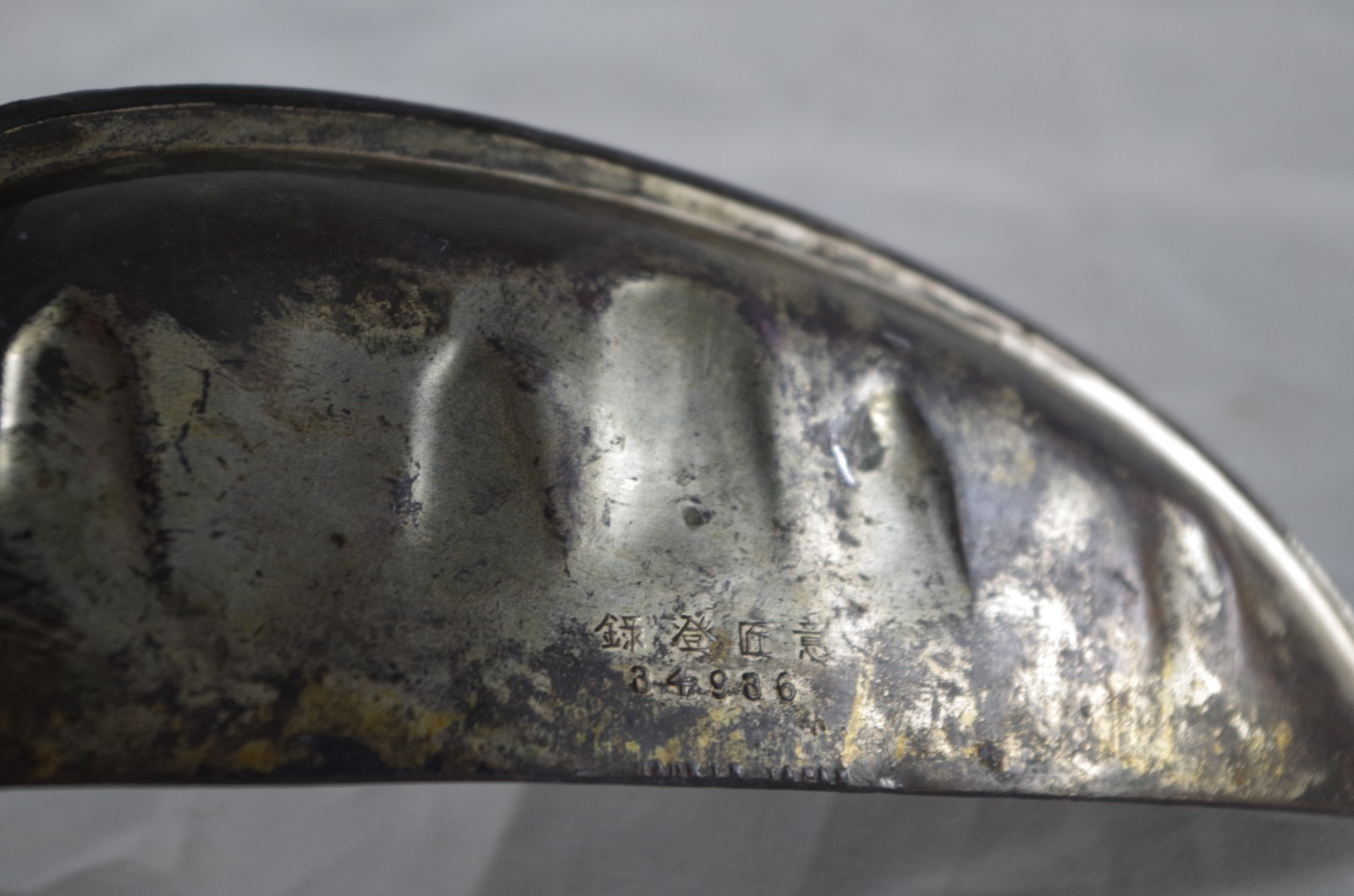 Vintage Unknown Pewter//Lead Made In Japan Marked 3-4 936