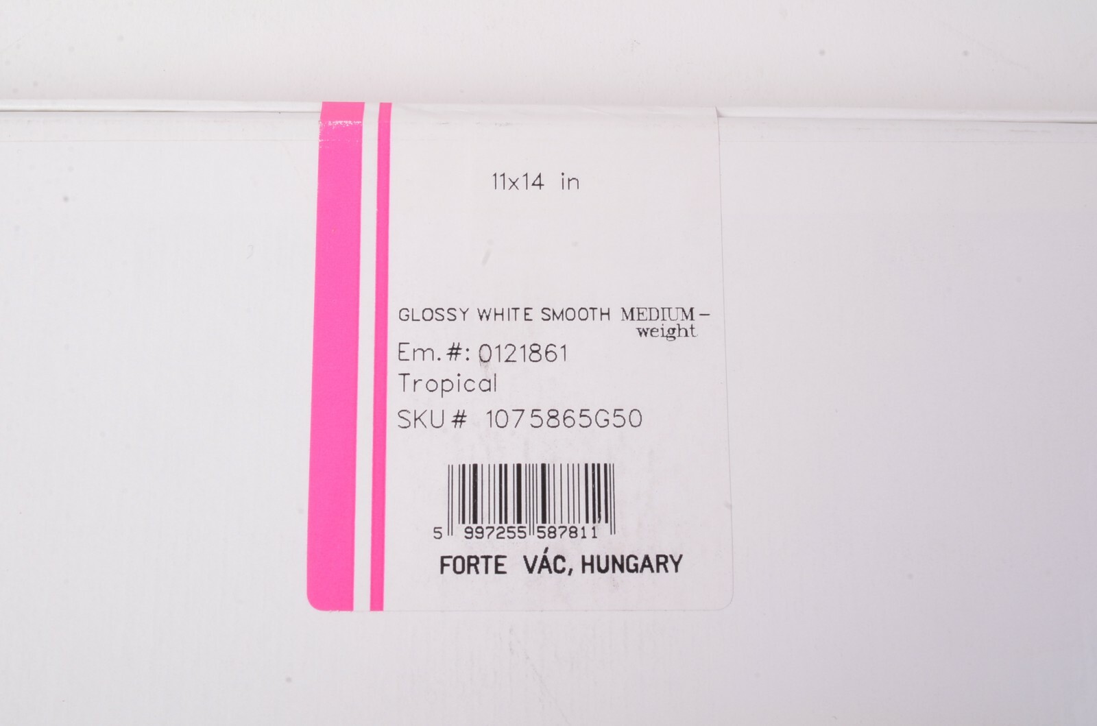 NIB X2 FORTE 11x14 + 8x10 50sh B&W PHOTO PAPER POLYGRADE V RC VC NEUTRAL TONE