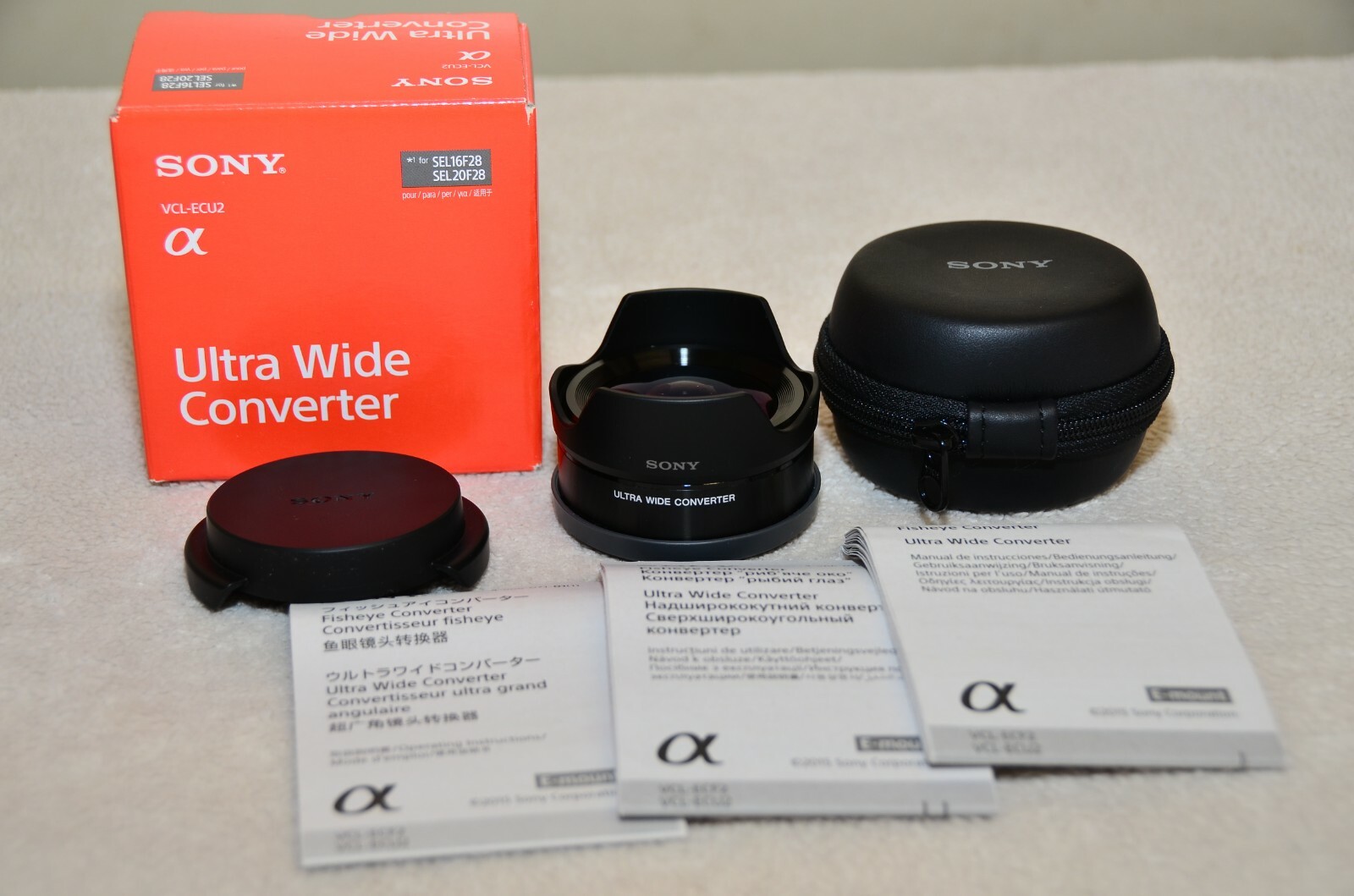 レンズ(単焦点) SONY - SONY ULTRA WIDE Converter  VCL-ECU2 Sony | VCL-ECU2 Ultra Wide Converter | VCLECU2